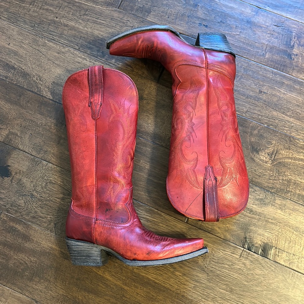 Freebird Woodland Red Boots